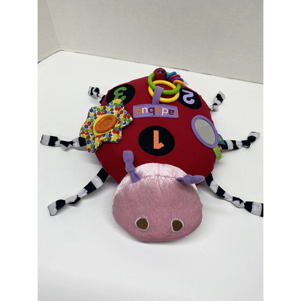 Eric Carle Large 12" Crinkly Ladybug Developmental Baby Toy Colors Sensory Plush